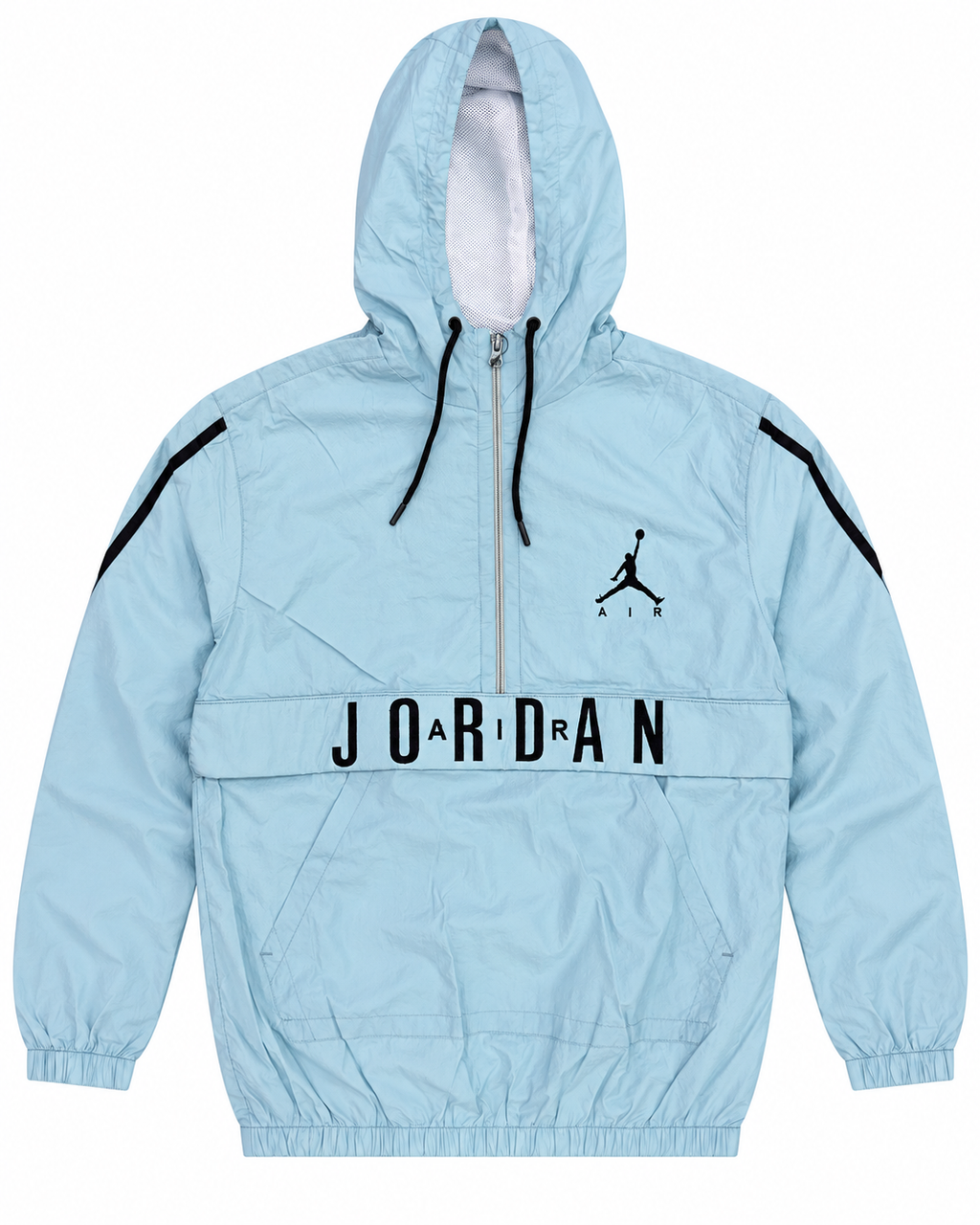 Men’s Sky Blue Jordan Air Hooded Windbreaker Jacket